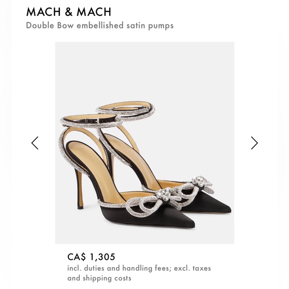 Mach & Mach Crystal Bow Pumps - Picture 10 of 16